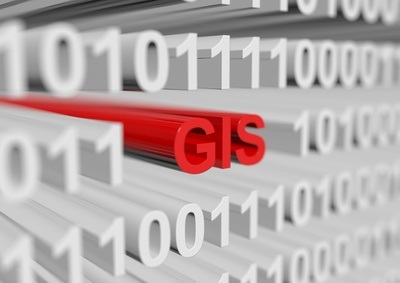 GIS are presented in the form of a binary code with blurred background